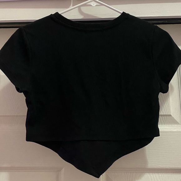 Black Angel Crop Top - Picture 4 of 5